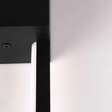 LED sieninis šviestuvas AISHA LED/12W/230V 4000K 80 cm juodas