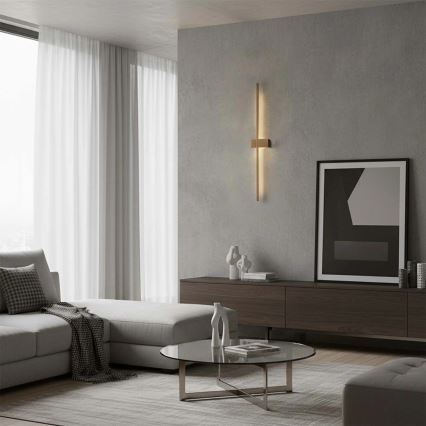 LED sieninis šviestuvas AISHA LED/12W/230V 4000K auksinis