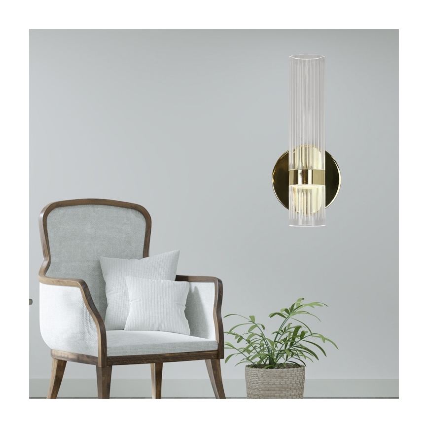 LED sieninis šviestuvas AMBIENTE LED/6W/230V 3000/4000/6000K auksinis