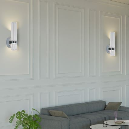 LED sieninis šviestuvas AMBIENTE LED/6W/230V 3000/4000/6000K blizgus chromas