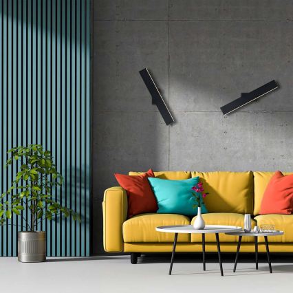 LED sieninis šviestuvas BERNADETTA 10W/230V 4000K juodas