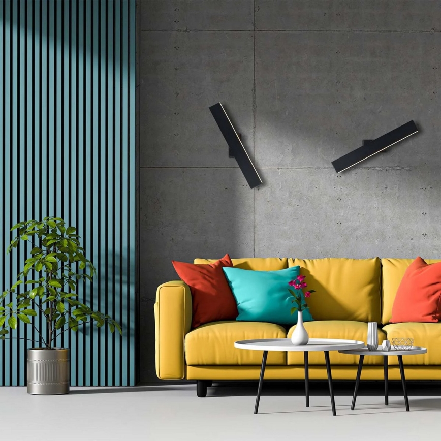 LED sieninis šviestuvas BERNADETTA 10W/230V 4000K juodas