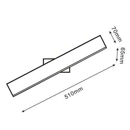 LED sieninis šviestuvas BERNADETTA LED/10W/230V 4000K baltas