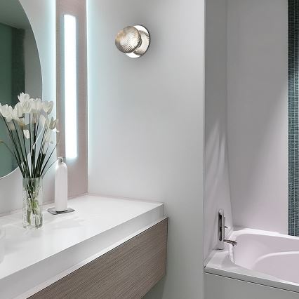 LED sieninis šviestuvas BOLLA LED/3W/230V blizgus chromas