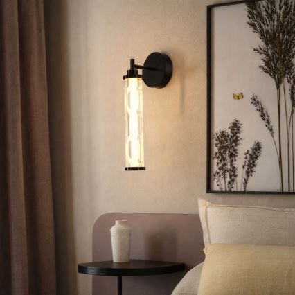 LED sieninis šviestuvas CORTE LED/10W/230V juodas