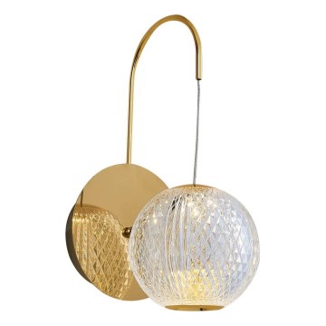 LED Sieninis šviestuvas CREMONA LED/5W/230V 3000K auksinis