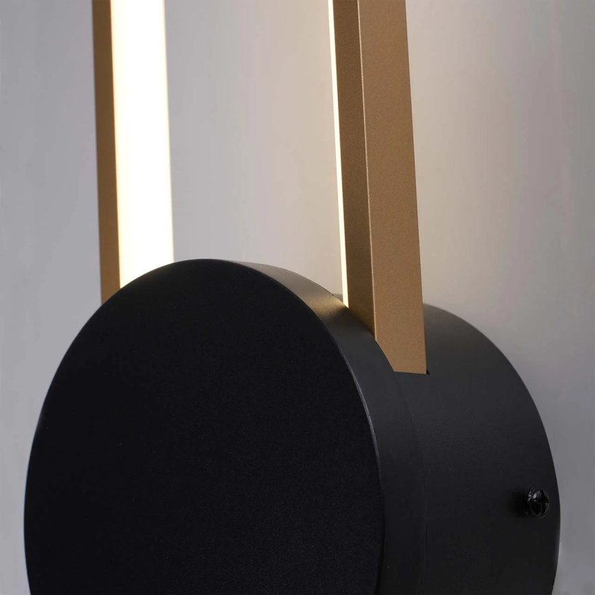 LED sieninis šviestuvas FLORENTYNA LED/24W/230V 4000K auksinė/juoda