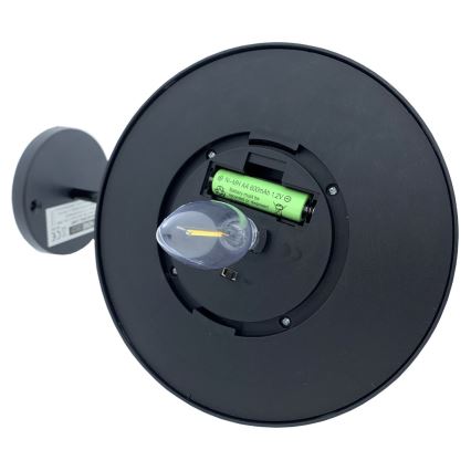 LED sieninis šviestuvas, įkraunamas saulės energija LED/0,5W/1,2V 600 mAh IP44 juoda