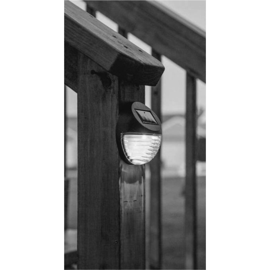 LED sieninis šviestuvas, įkraunamas saulės energija LED/1,2V 600 mAh IP44