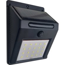 LED sieninis šviestuvas, įkraunamas saulės energija LED/3W IP44