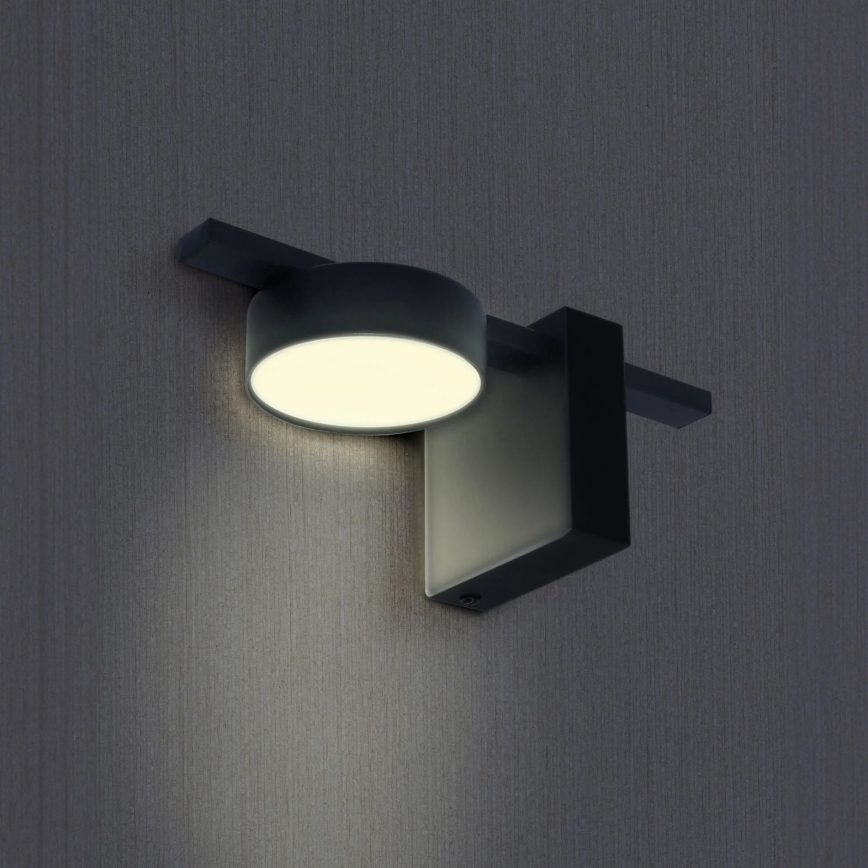 LED sieninis šviestuvas JOY 1xGX53/6W/230V juoda