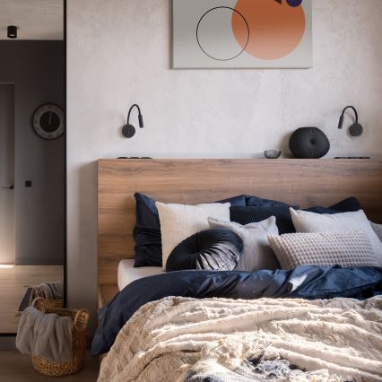 LED sieninis šviestuvas LAGOS 1xG9/3W/230V 4000K juoda
