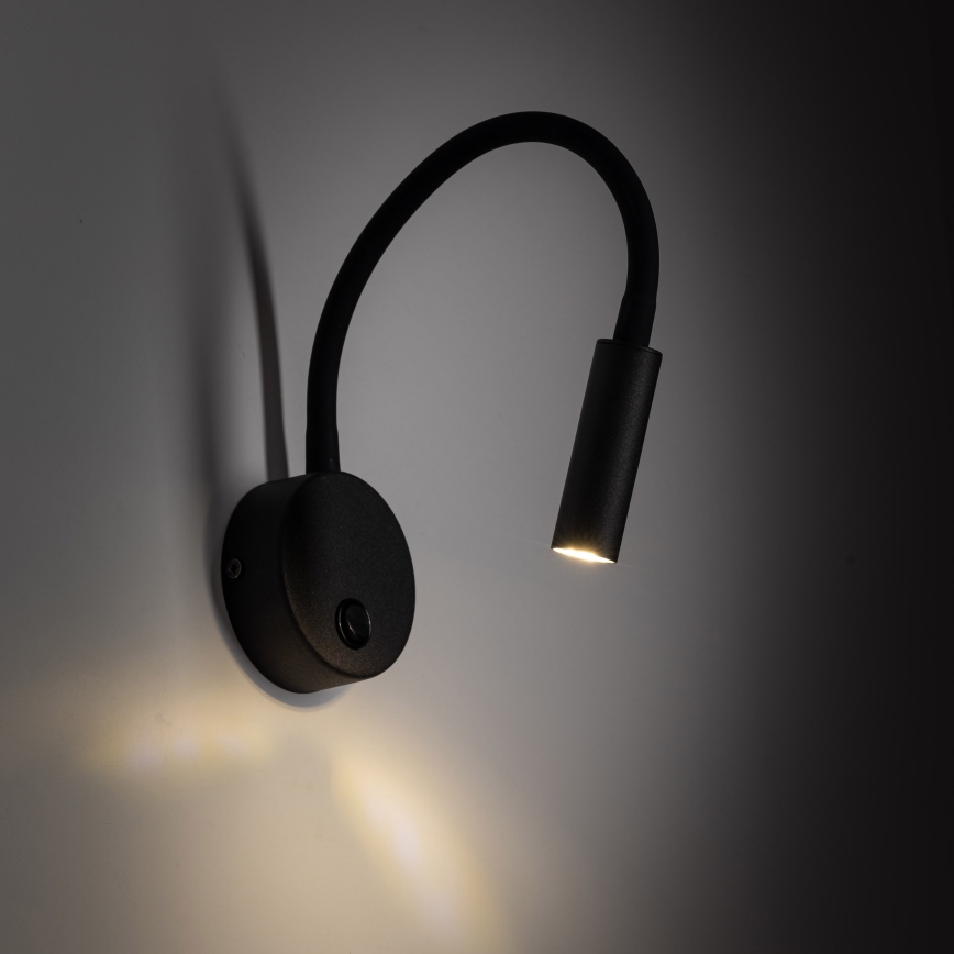 LED sieninis šviestuvas LAGOS 1xG9/3W/230V 4000K juoda