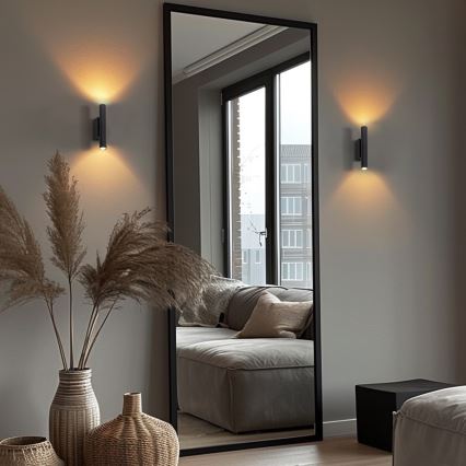 LED sieninis šviestuvas LAGOS 2xG9/3W/230V 4000K juoda