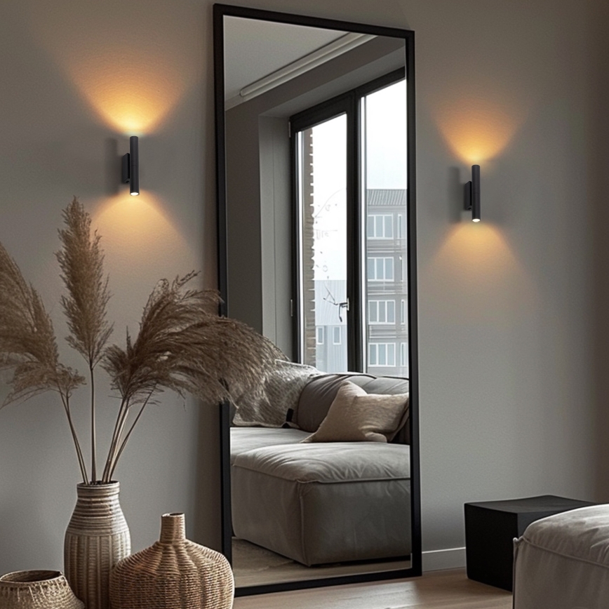 LED sieninis šviestuvas LAGOS 2xG9/3W/230V 4000K juoda