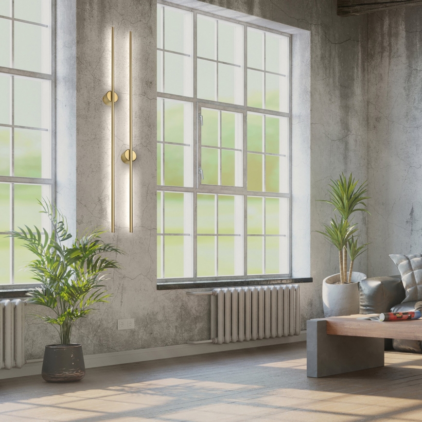 LED sieninis šviestuvas LANA LED/12W/230V 4000K matinė auksinė