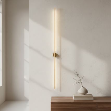 LED sieninis šviestuvas LANA LED/12W/230V 4000K matinė auksinė