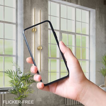 LED sieninis šviestuvas LANA LED/12W/230V 4000K matinė auksinė