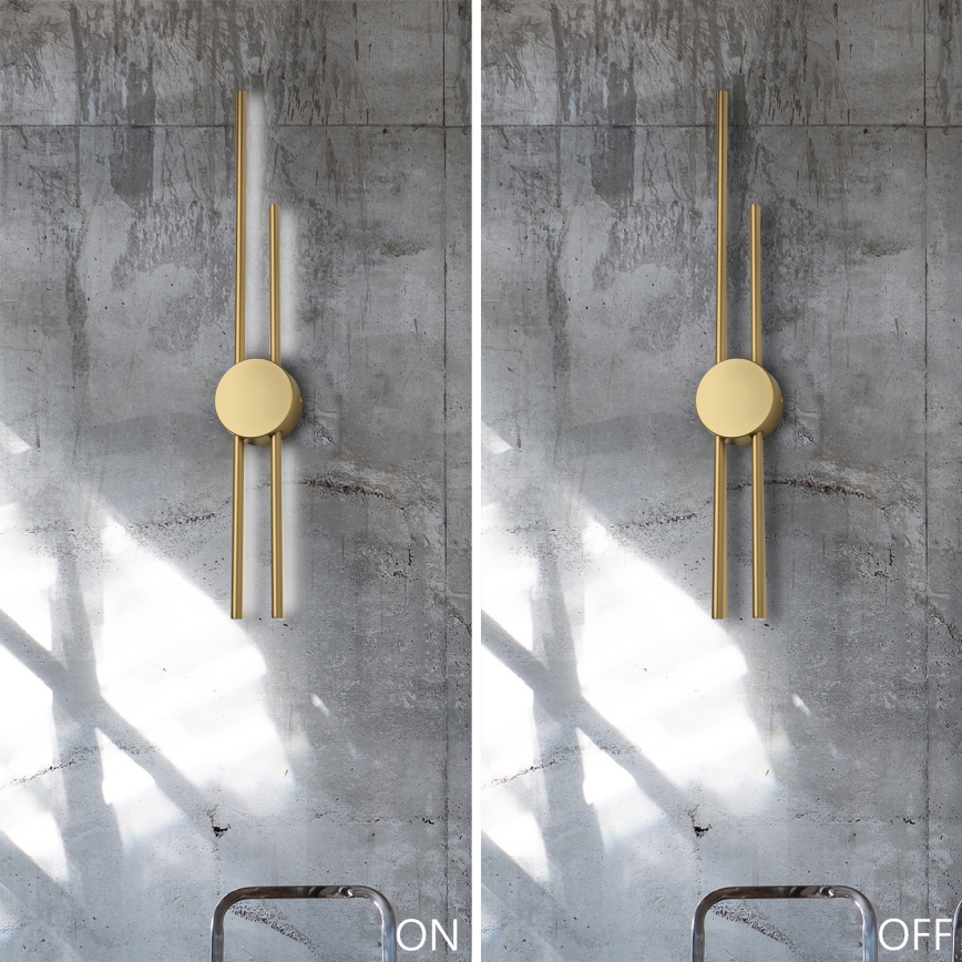 LED sieninis šviestuvas LANA LED/15W/230V 4000K matinė auksinė