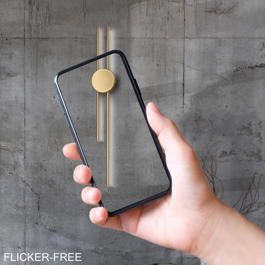 LED sieninis šviestuvas LANA LED/15W/230V 4000K matinė auksinė