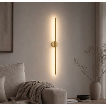 LED Sieninis šviestuvas LANA LED/7W/230V 4000K auksinis