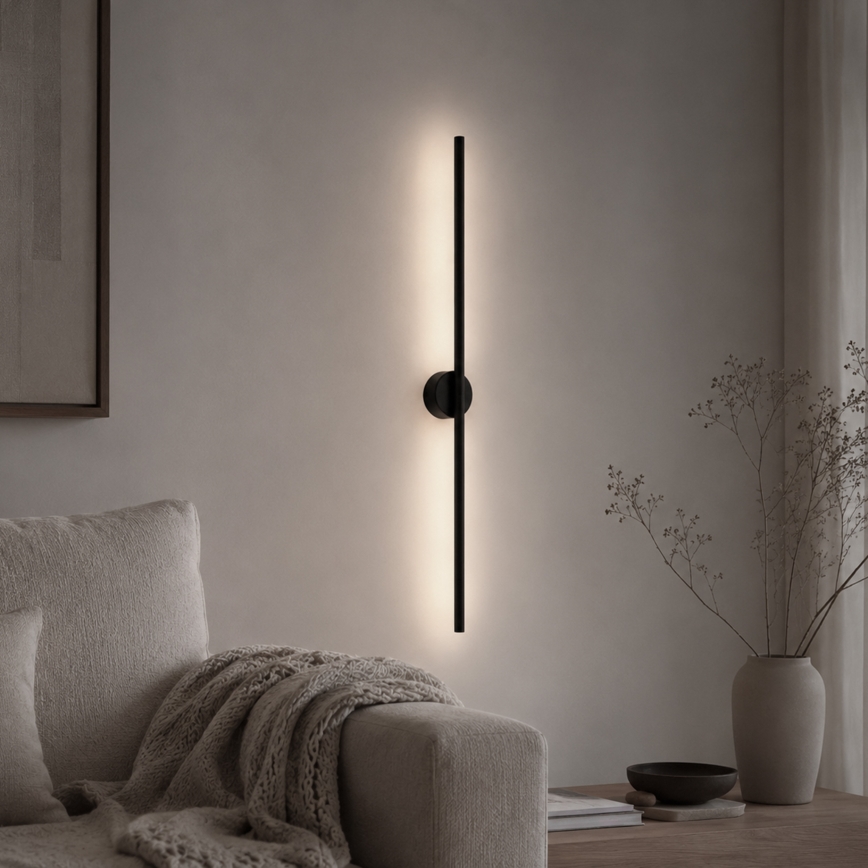 LED sieninis šviestuvas LANA LED/7W/230V 4000K juodas