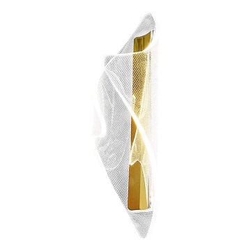 LED sieninis šviestuvas LARGO LED/8W/230V auksas