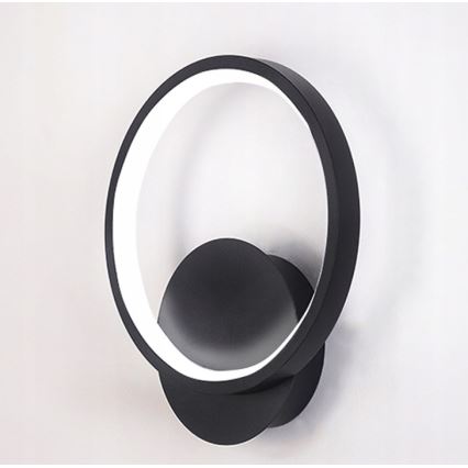 LED sieninis šviestuvas LED/14W/230V juodas