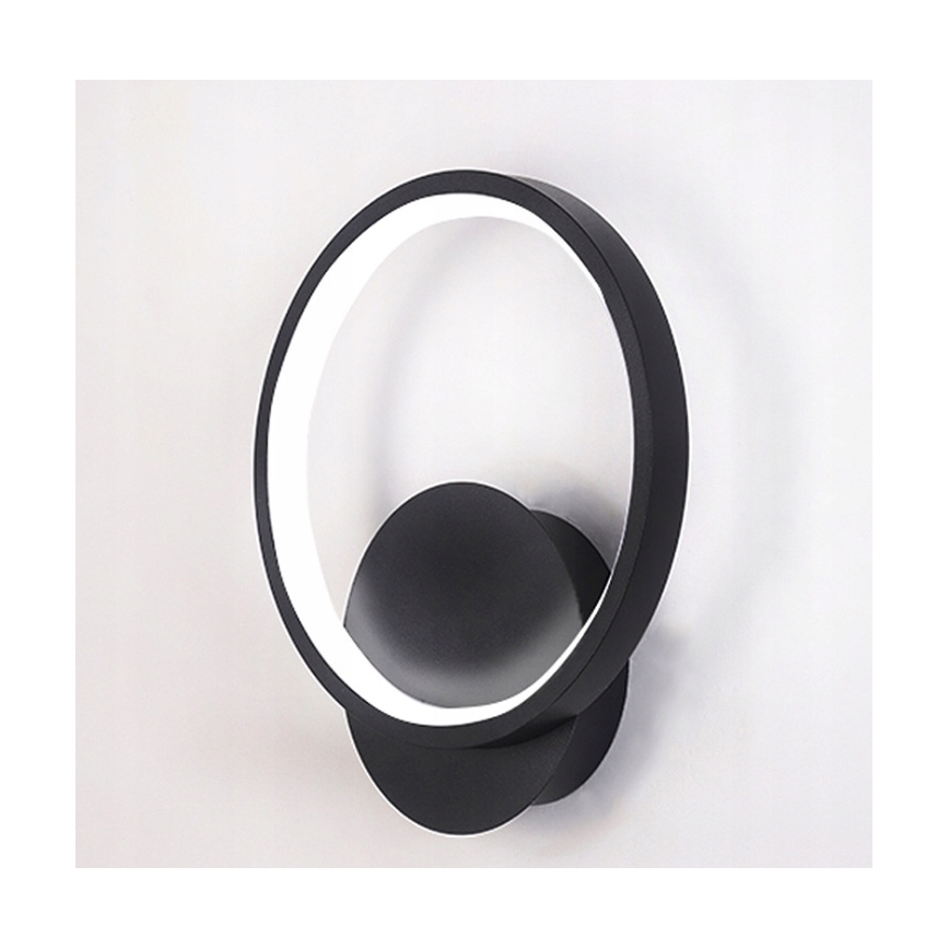 LED sieninis šviestuvas LED/14W/230V juodas