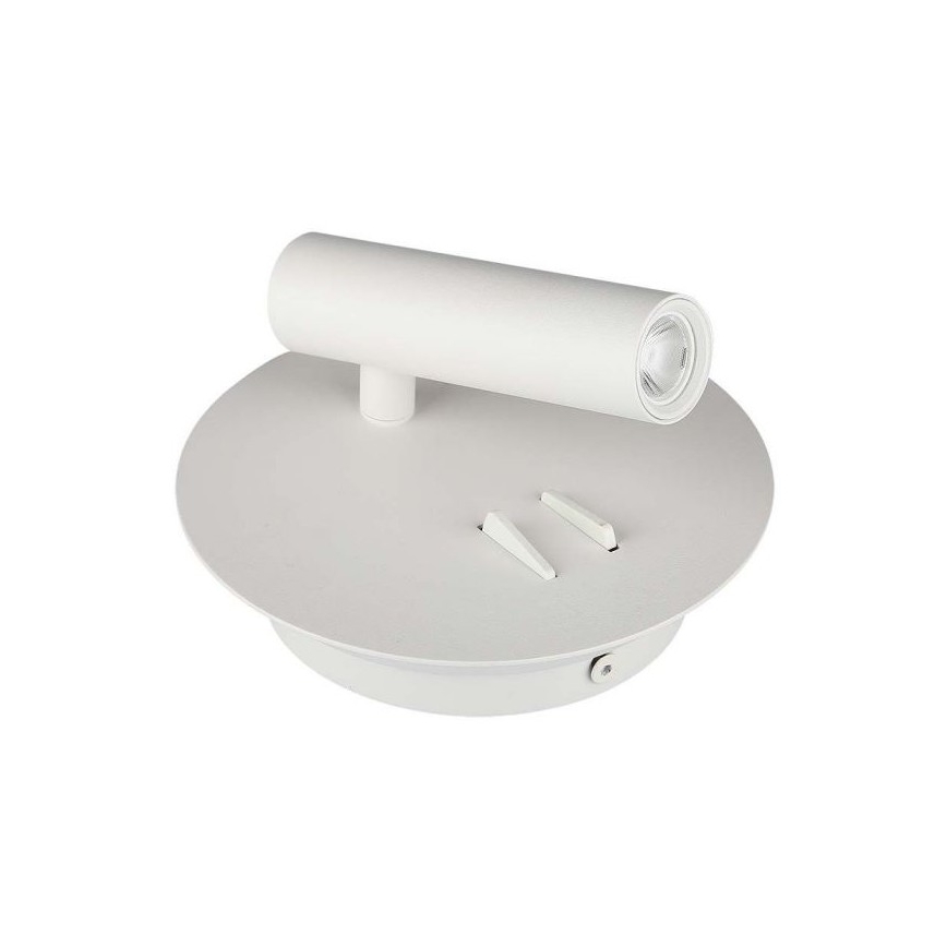 LED sieninis šviestuvas LED/3W/230V + LED/6W/230V 3000K balta
