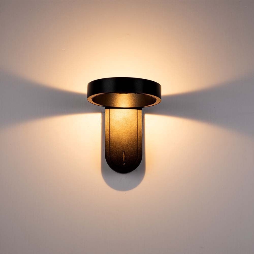 LED Sieninis šviestuvas LED/5W/230V 3000K/4000K juodas