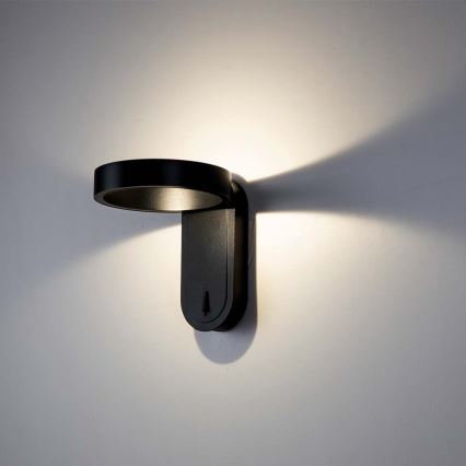 LED Sieninis šviestuvas LED/5W/230V 3000K/4000K juodas
