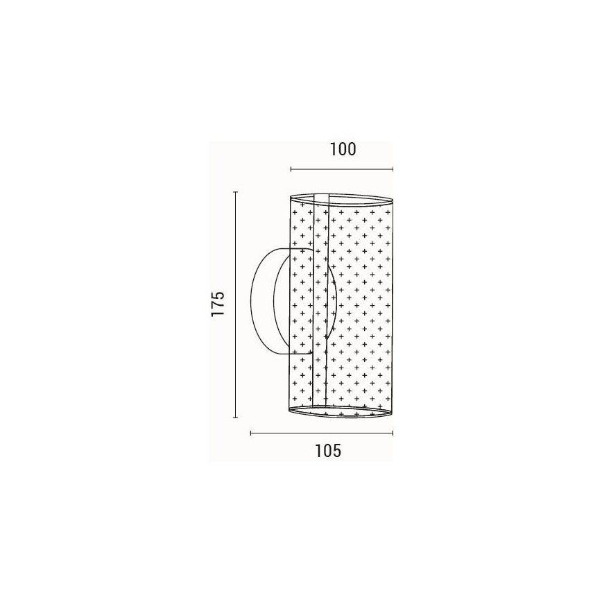 LED sieninis šviestuvas LED/8W/230V 3000K