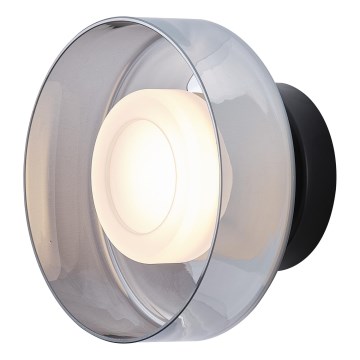 LED sieninis šviestuvas LED/8W/230V 3000K juoda/dūminis
