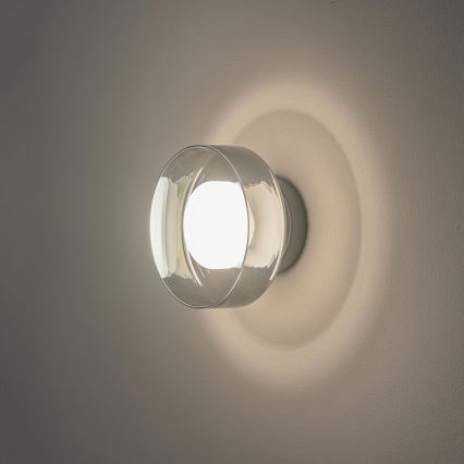 LED sieninis šviestuvas LED/8W/230V 3000K juoda/dūminis