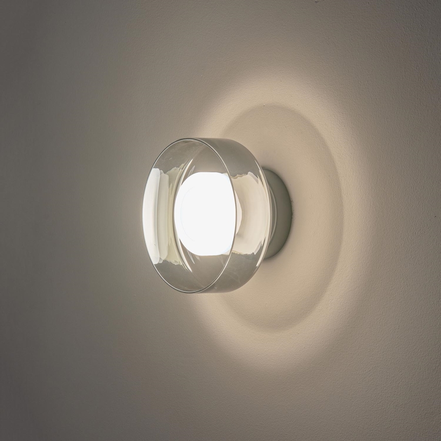 LED sieninis šviestuvas LED/8W/230V 3000K juoda/dūminis