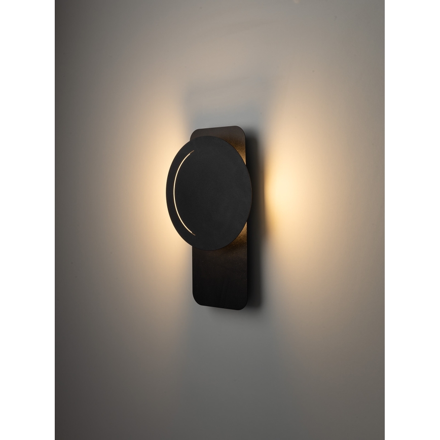 LED sieninis šviestuvas LITO LED/7W/230V juoda
