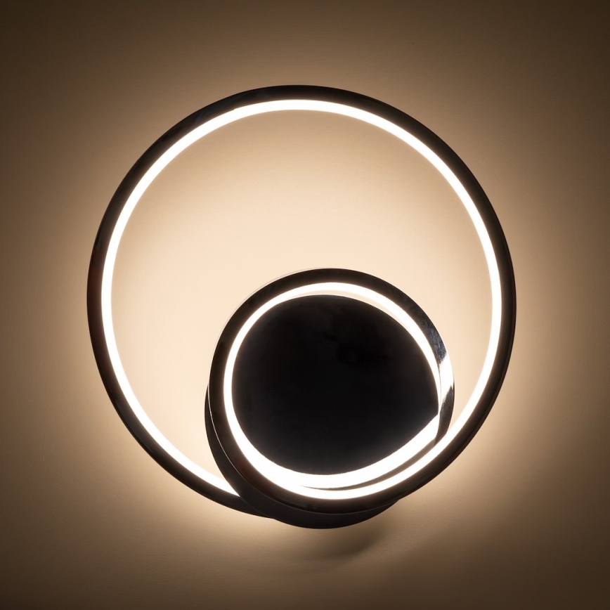 LED sieninis šviestuvas LUCERO LED/13W/230V blizgus chromas