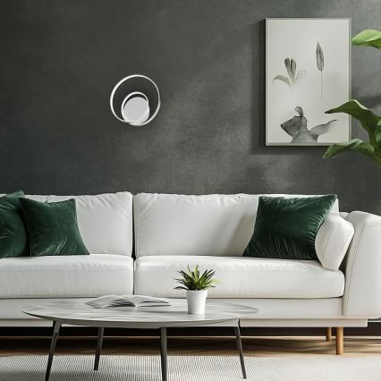 LED sieninis šviestuvas LUCERO LED/13W/230V blizgus chromas