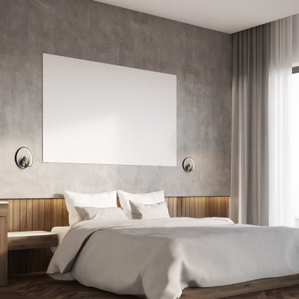 LED sieninis šviestuvas LUCERO LED/13W/230V juoda
