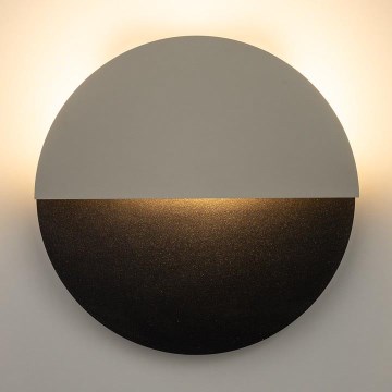 LED sieninis šviestuvas LUNA LED/7W/230V diametras 26 cm juoda/smėlio spalva
