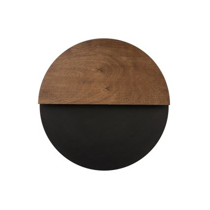 LED sieninis šviestuvas LUNA LED/7W/230V diametras 36 cm juoda/ruda