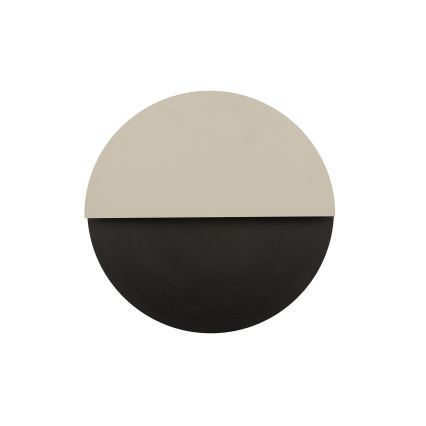 LED sieninis šviestuvas LUNA LED/7W/230V diametras 36 cm juoda/smėlio spalva