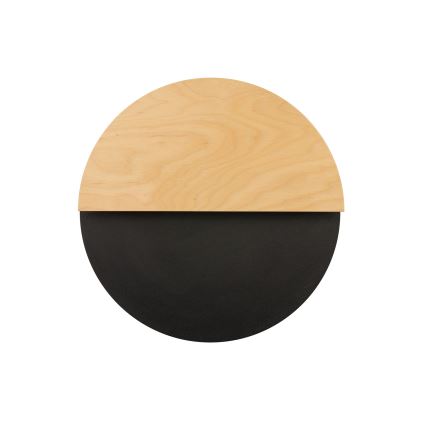 LED sieninis šviestuvas LUNA LED/7W/230V diametras 36 cm juoda/smėlio spalva