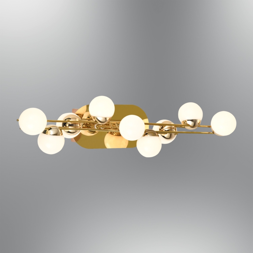 LED sieninis šviestuvas MARS LED/12W/230V 3000K auksinis