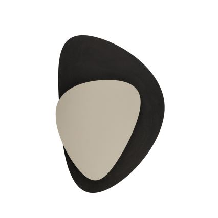 LED sieninis šviestuvas PEDRA LED/7W/230V juoda/smėlio spalva