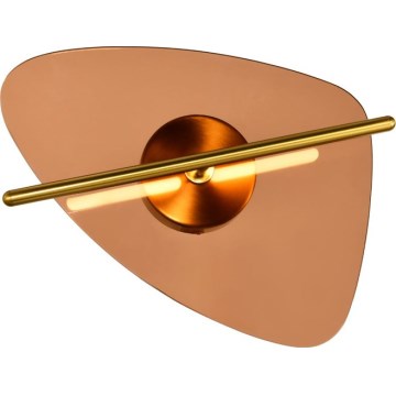 LED sieninis šviestuvas RELAX LED/5W/230V auksinė/dūminė ruda