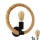 LED sieninis šviestuvas ROPE ARTHUR 1xE27/10W/230V