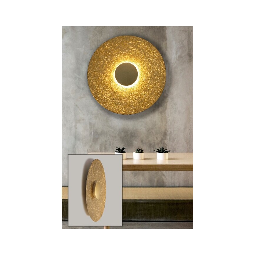 LED sieninis šviestuvas SOLE LED/16W/230V diametras 65 cm auksas
