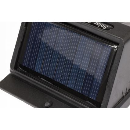 LED sieninis šviestuvas su jutikliu, įkraunamas saulės energija LED/0,55W/3,7V 1200 mAh IP65